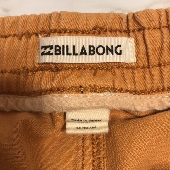 Billabong Cutoff Shorts Raw Hem Drawstring Waist size medium - Picture 5 of 9